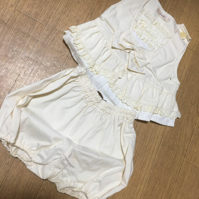 新品 Baby服　ツーピース キッズ/ベビー/マタニティのキッズ/ベビー/マタニティ その他(その他)の商品写真