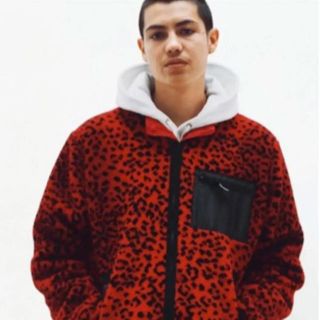 シュプリーム(Supreme)のsupreme レオパードジャケット(ナイロンジャケット)