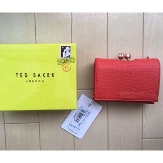 新品☆Ted Baker がま口三つ折り財布 レッド テッドベイカー - www