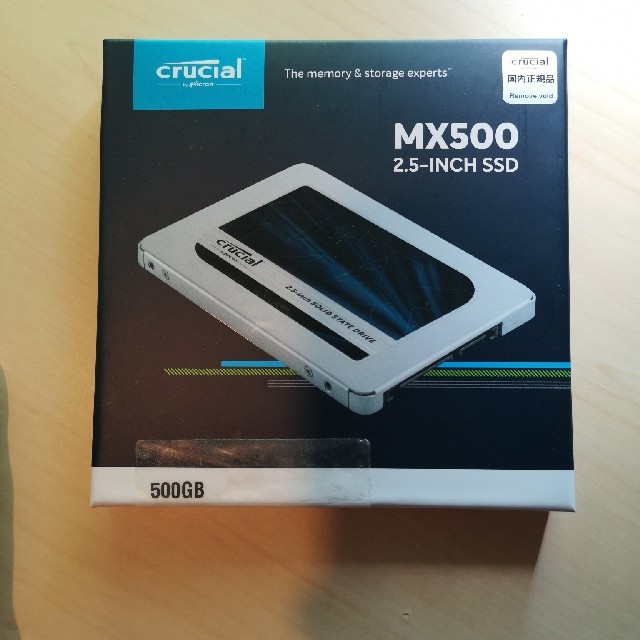 PCパーツSSD Crucial SSD MX500 500GB