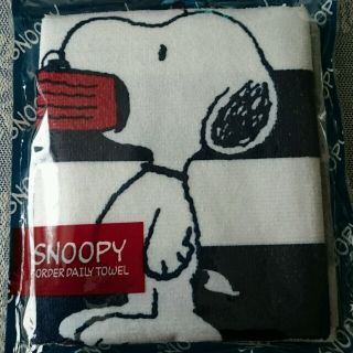 スヌーピー(SNOOPY)の【新品未開封】スヌーピータオル(タオル/バス用品)