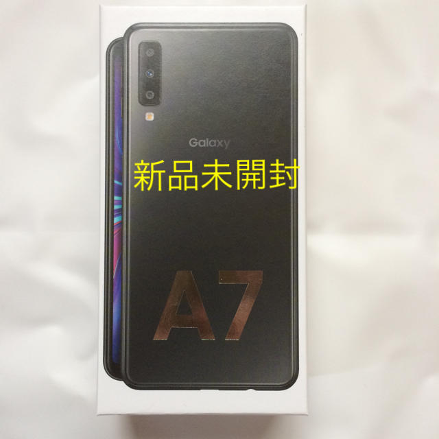 ギャラクシーGalaxy A7 ブラック 64 GB 回線対応 simフリー