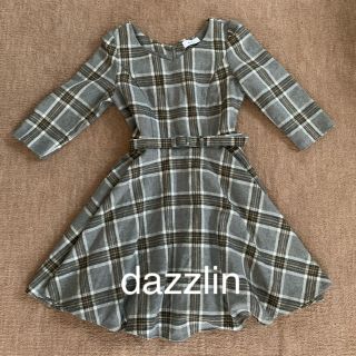 ダズリン(dazzlin)のdazzlinチェックワンピース(ひざ丈ワンピース)