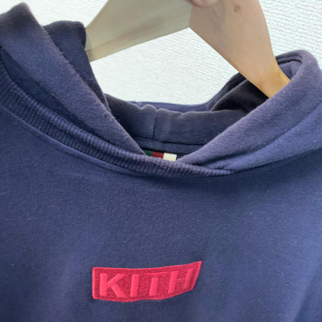 KITH Classic Logo Williams II Hoodie 紺 Mの通販 by Colin's shop ...