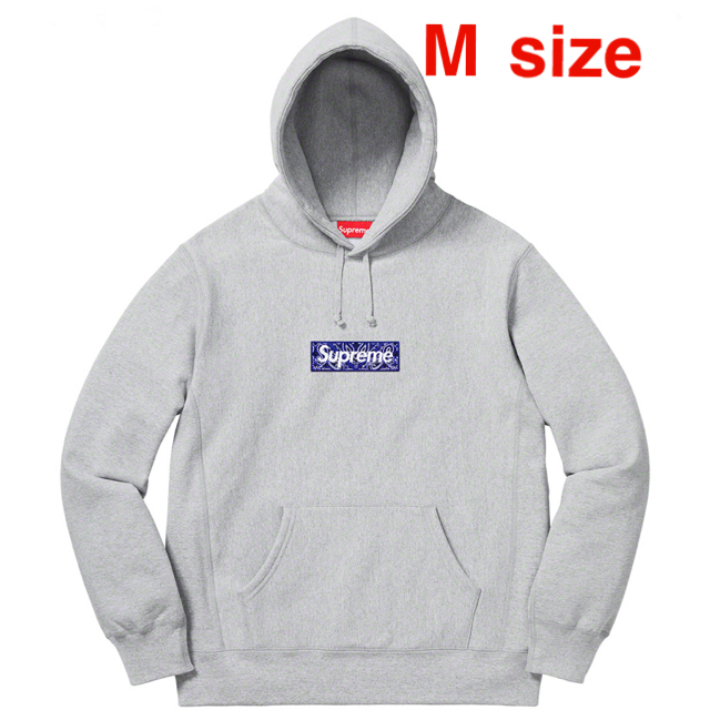 Supreme Bandana Box Logo Hooded M バンダナ