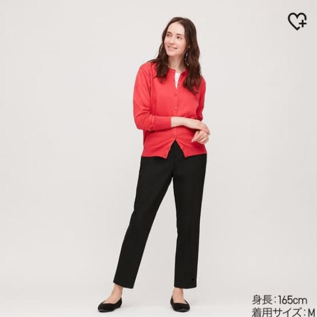 UNIQLO(ユニクロ)のUNIQLO  EZYアンクルパンツ(2WAYストレッチ　丈標準　XXLサイズ) レディースのパンツ(クロップドパンツ)の商品写真