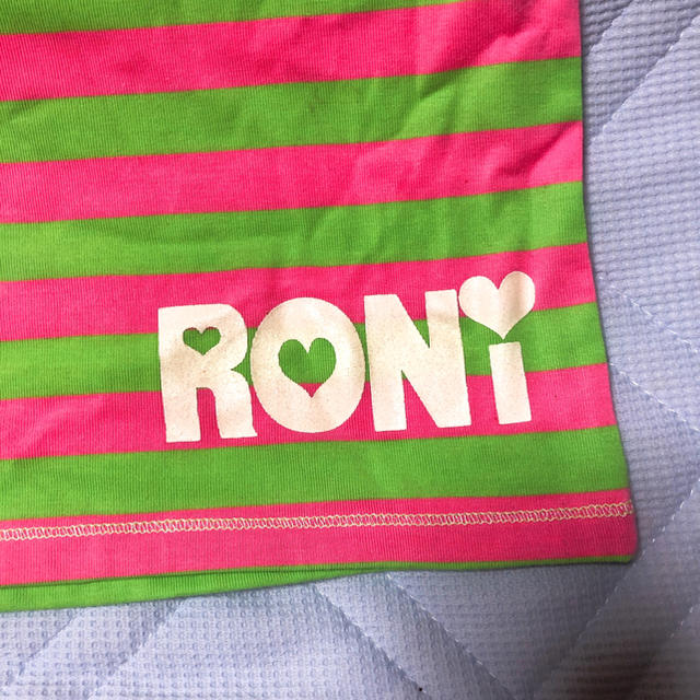 RONI(ロニィ)のRONI ボーダー　ロゴT ML キッズ/ベビー/マタニティのキッズ服女の子用(90cm~)(Tシャツ/カットソー)の商品写真