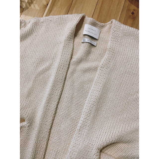 LAUREN MANOOGIAN Long Open Cardigan  美品