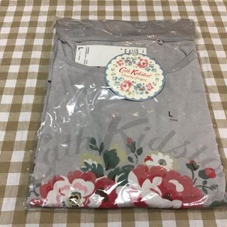 キャスキッドソン(Cath Kidston)のキャスキッドソンCath kidson サイズＬ半袖キャスキットソン花柄グレー灰(Tシャツ(半袖/袖なし))