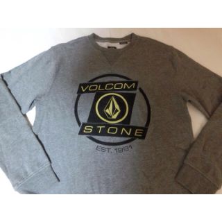 ボルコム(volcom)のボルコム 裏起毛トレーナーUS S灰(スウェット)