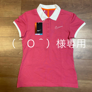 ナイキ(NIKE)の【新品・未使用】NIKE／ゴルフウェア レディース ポロシャツ ピンク(ウエア)