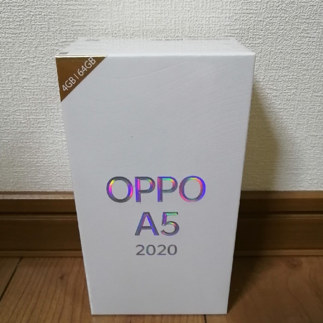 OPPO A5 2020 4GB 64GB blue 国内SIMフリー納品書付
