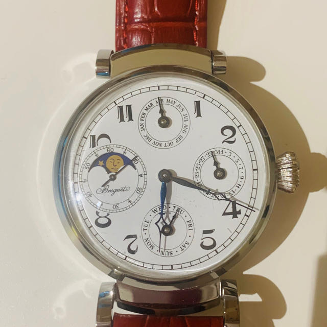 Breguet(ブレゲ)のBREGUET ムーンフェイズ　アンティーク　手巻き メンズの時計(腕時計(アナログ))の商品写真