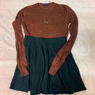 ベルシュカ(Bershka)のBershka茶色ニット(ニット/セーター)