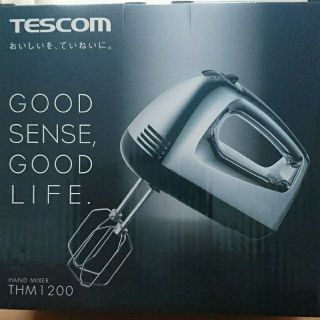 テスコム(TESCOM)の新品未使用品テスコム　ハンドミキサー　THM1200(ジューサー/ミキサー)