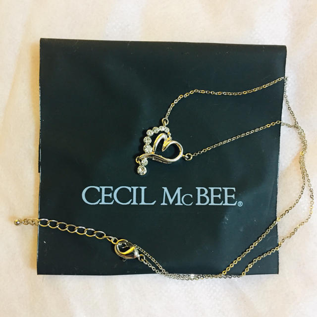 CECIL McBEE(セシルマクビー)のセシルマクビー ハート ネックレス レディースのアクセサリー(ネックレス)の商品写真