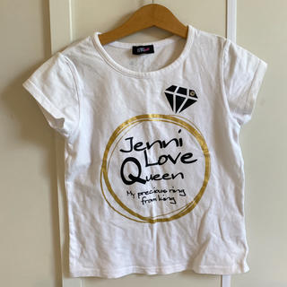 ジェニィ(JENNI)のジェニィラブ　JENNI loves 130 半袖Tシャツ　白(Tシャツ/カットソー)