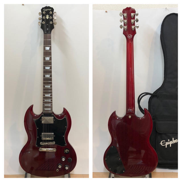 Epiphone(エピフォン)の【人気モデル】Epiphone by Gibson SG G400 チェリー 楽器のギター(エレキギター)の商品写真