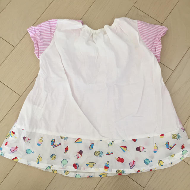 水通しのみ チュニック キッズ/ベビー/マタニティのキッズ服女の子用(90cm~)(Tシャツ/カットソー)の商品写真