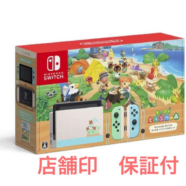 Nintendo Switch(ニンテンドースイッチ)のNintendo Switch あつまれどうぶつの森　セット エンタメ/ホビーのゲームソフト/ゲーム機本体(家庭用ゲーム機本体)の商品写真