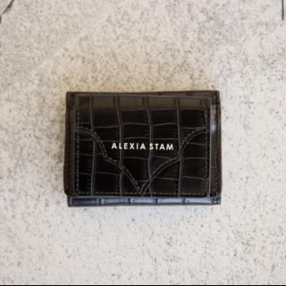 アリシアスタン(ALEXIA STAM)のアリシアスタン  財布　ミニウォレット  ブラック　(財布)