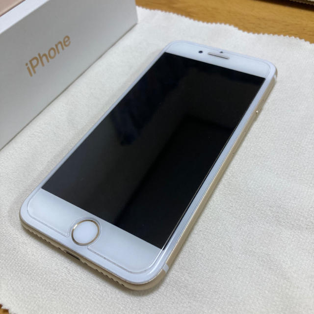 iPhone7 128GB SIMフリー ゴールドスマートフォン/携帯電話