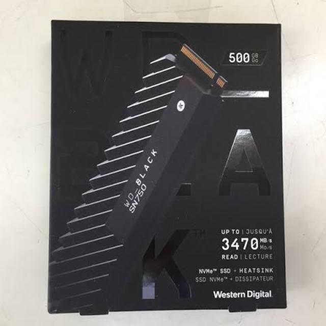 WD Black SN750　500G SSD スマホ/家電/カメラのPC/タブレット(PCパーツ)の商品写真