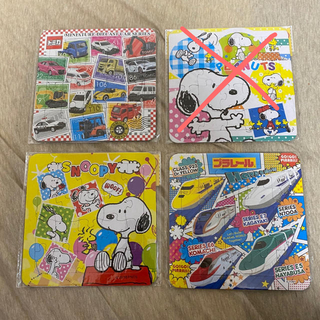 タカラトミー(Takara Tomy)の#0337 スヌーピー トミカ プラレール パズル 4種類(知育玩具)