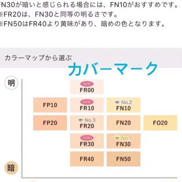 COVERMARK(カバーマーク)の新品2個⭐️新色カバーマーク フローレスフィット FR20 コスメ/美容のキット/セット(サンプル/トライアルキット)の商品写真