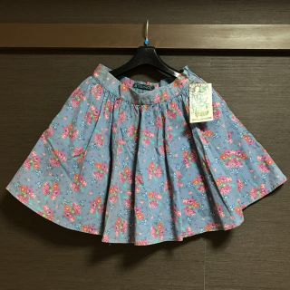 ザラ(ZARA)の新品 ZARA ザラ フラワープリント 花柄 スカート(ひざ丈スカート)