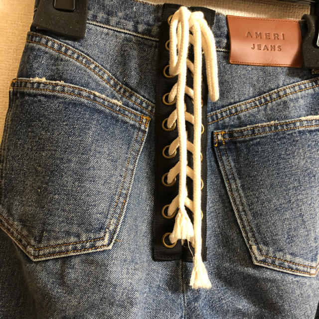 週末限定SALE❣️AmeriVINTAGEROPE LACE UP DENIM