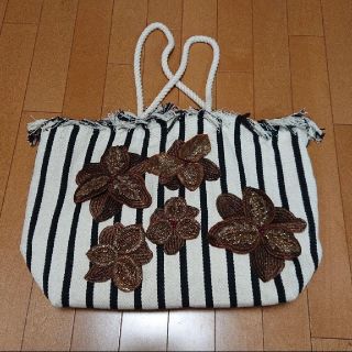 ザラ(ZARA)のZARA ボーダー柄 トートバッグ(トートバッグ)