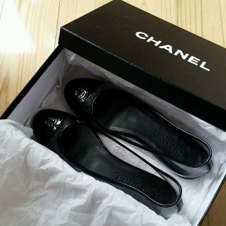 CHANEL - 正規品シャネル スケルトンバレーシューズの通販 by plum