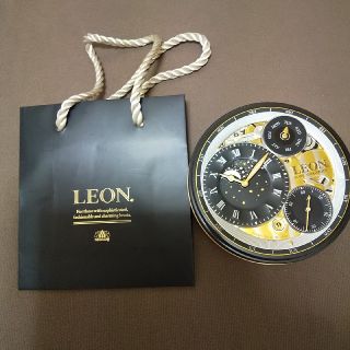 モロゾフ(モロゾフ)のモロゾフのLEON　チョコレート空き缶と紙袋(菓子/デザート)