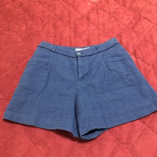 レッセパッセ(LAISSE PASSE)のレッセパッセ　ブルーショートパンツ　ショーパン　春夏用　大人可愛い　(ショートパンツ)