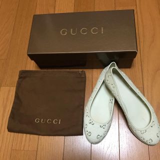 グッチ(Gucci)のGUCCIフラットシューズ　レインシューズ　ラバーシューズ(バレエシューズ)