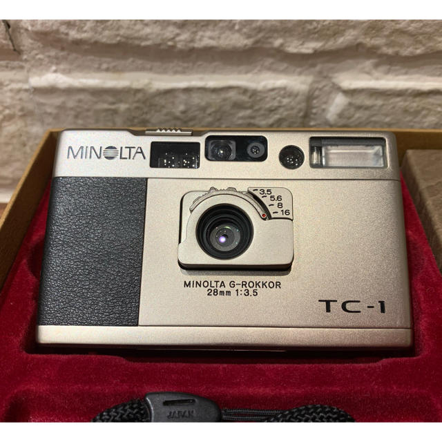 MINOLTA TC-1 本体、元箱、説明書、ショルダーケース付MINOLTA MINOLTA TC-1 本体、元箱、説明書、ショルダーケース付MINOLTA