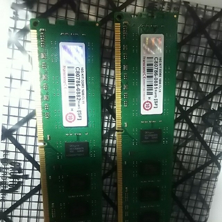 トランセンド(Transcend)のデスクトップPC用メモリ PC3-12800 DDR3 8GB2枚と2GB2枚(PCパーツ)