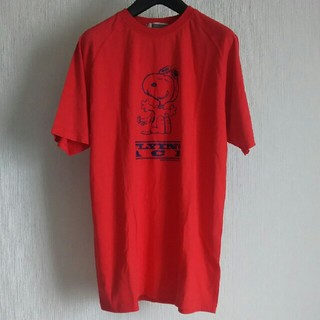 スヌーピー(SNOOPY)のスヌーピー  赤  Tシャツ(Tシャツ/カットソー(半袖/袖なし))