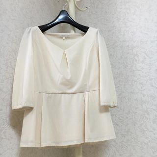 プロポーションボディドレッシング(PROPORTION BODY DRESSING)のプロポ✧後ろプリーツペプラムカットソー(カットソー(長袖/七分))