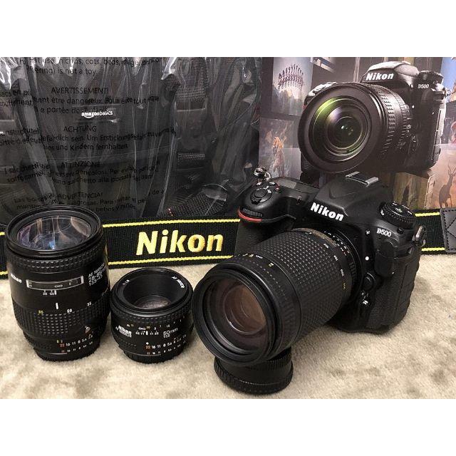 Nikon D500 50mm 単焦点とズームレンズ2本！