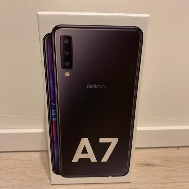 Galaxy A7 楽天モバイル対応 simフリースマートフォン ブラック