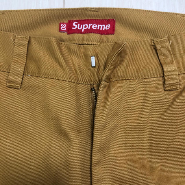 Supreme(シュプリーム)の送料込み 希少カラー 30インチ Supreme Work Pant マスタード メンズのパンツ(ワークパンツ/カーゴパンツ)の商品写真