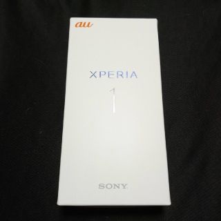 Xperia 1 パープル 64GB au SOV40　SIMフリー(スマートフォン本体)