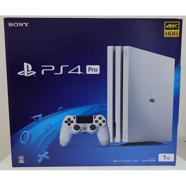 【美品】PlayStation 4 Pro グレイシャー ホワイト 1TB