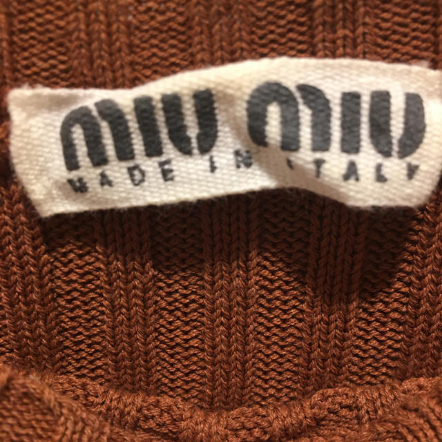 miumiu(ミュウミュウ)のMIU MIU リブセーター レディースのトップス(ニット/セーター)の商品写真