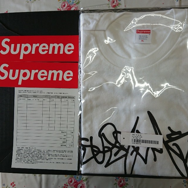 Supreme(シュプリーム)のRammellzee Supreme Tag Tee White XL 20SS メンズのトップス(Tシャツ/カットソー(半袖/袖なし))の商品写真