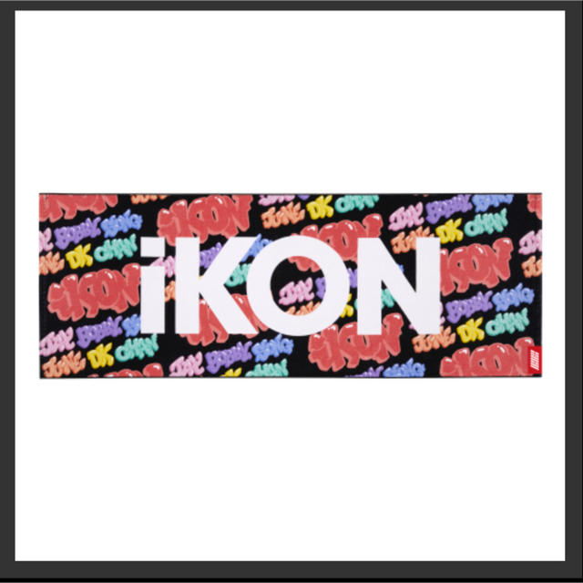 iKON YEAR END LIVE 2019 再再販 人気ブランド多数対象 タオル ブラック