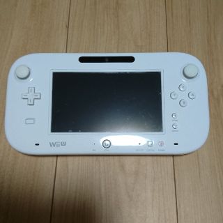 ウィーユー(Wii U)の【動作確認済】WiiU ゲームパッド シロ(家庭用ゲーム機本体)