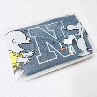 ピーナッツ(PEANUTS)の【cactus様】ご専用新品♡ビンテージ ピーナッツ イニシャル"N"  (ポーチ)